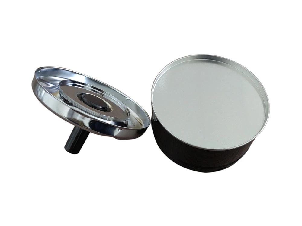 Hot Sale Manual Operation Tin Case Round Ashtray Tin Box