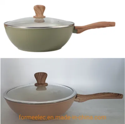 Maifan Stone Cookware Marmor Stir Fry Pan 30cm 32cm Non